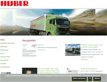 Tablet Screenshot of huber.eu